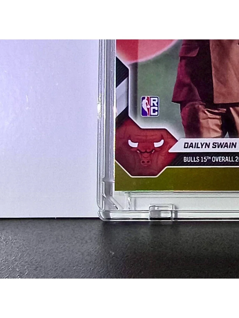 Dailyn Swain Rookie 2026-27 Topps NBA Draft #DSWA Gold Foil 43/50 Card Bulls